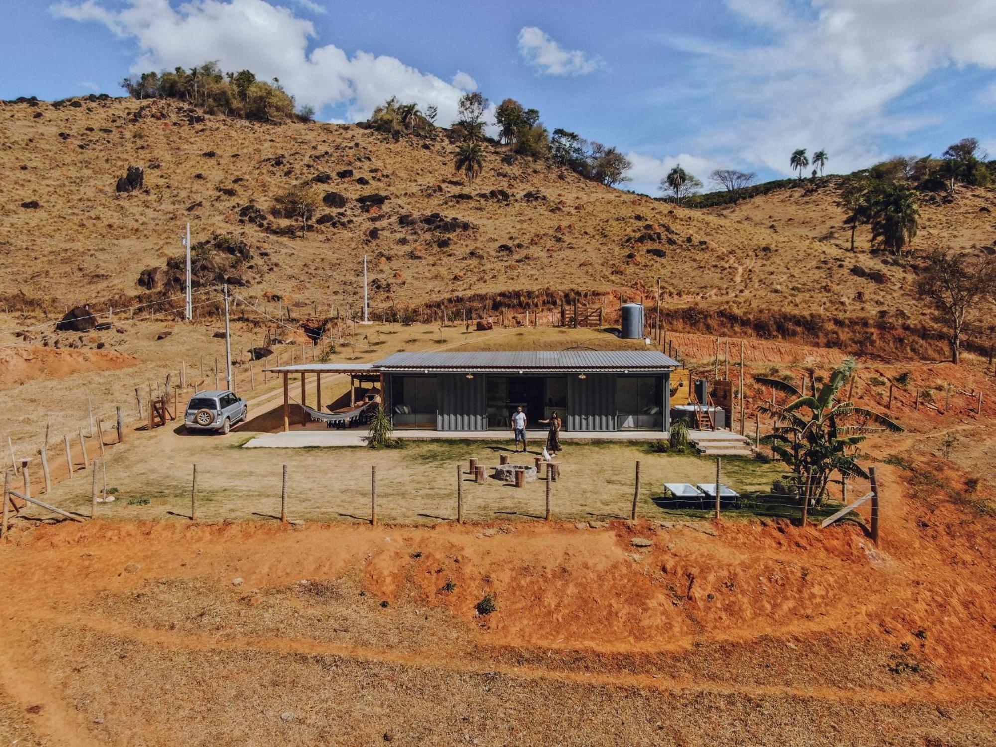 Casa Container Com Spa E Linda Vista Para A Serra Da Mantiqueira Villa Bueno Brandão Eksteriør bilde